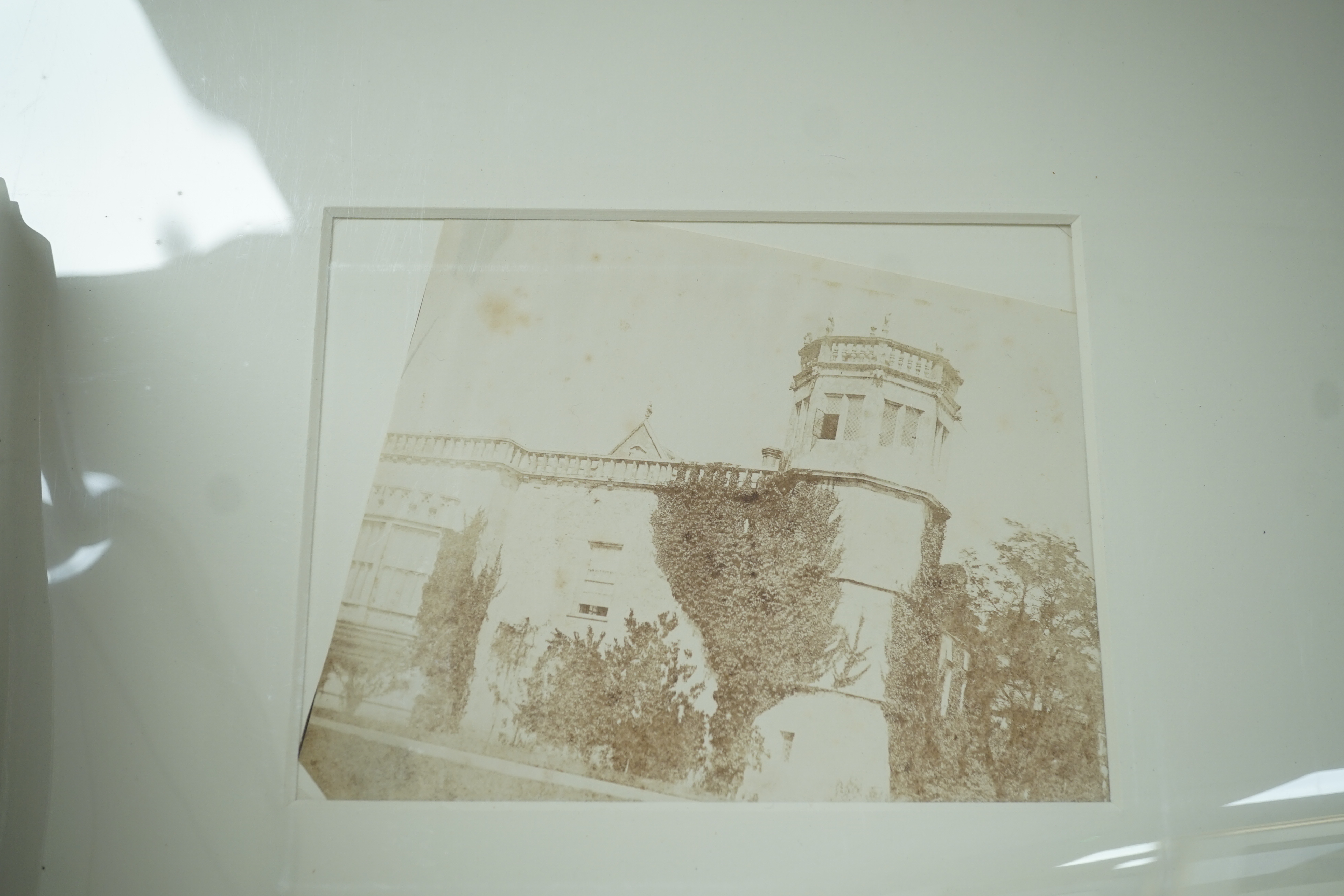 William Henry Fox Talbot (1800-1877), two black and white photographs, 'Bridge at Orleans', 12.5 x 20cm and 'The Tower', 15 x 19cm